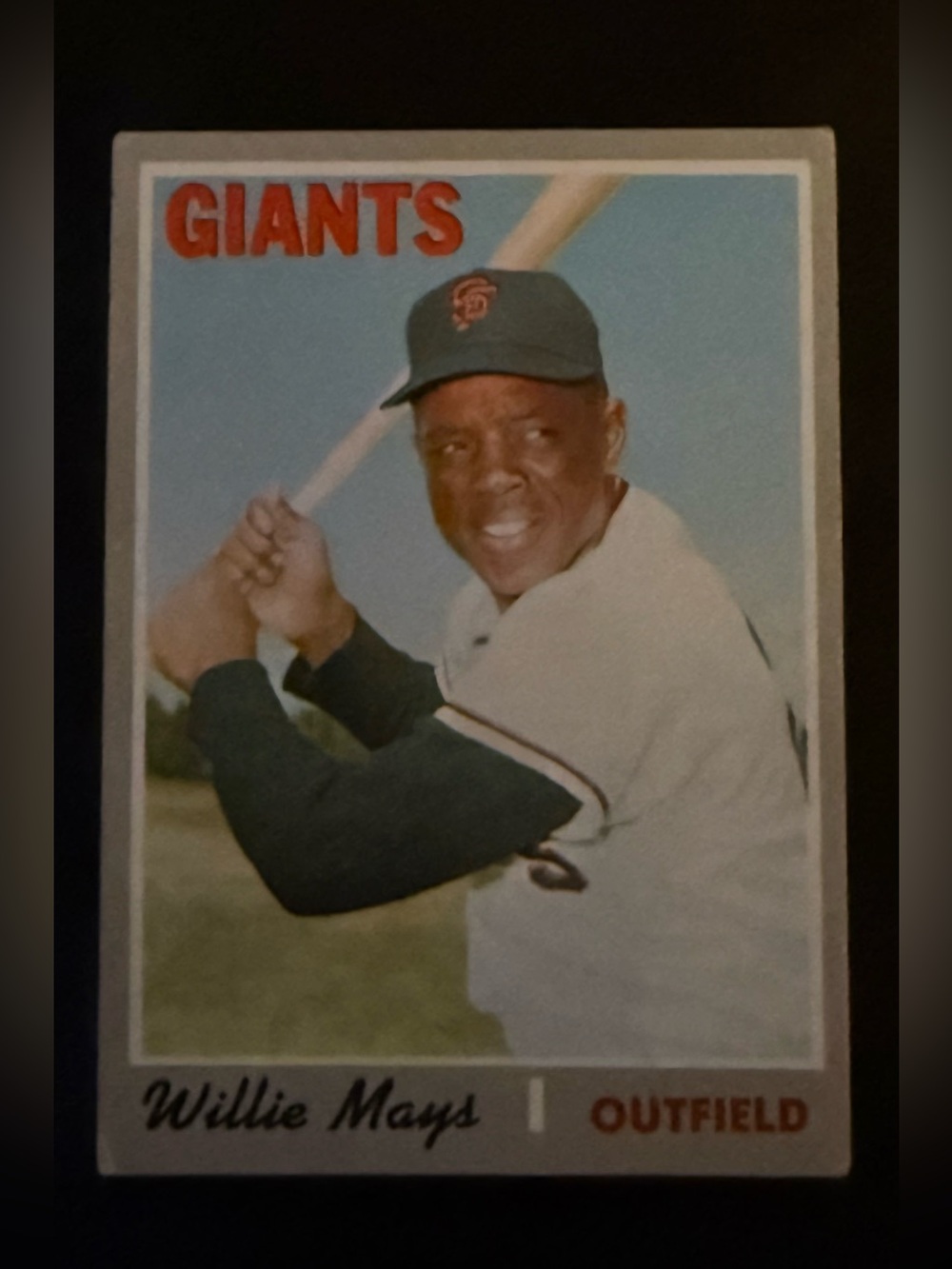 Willie Mays (HOF), #600, Topps 1970, San Fran Giants, Superbly Centered, MT/NM